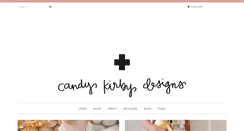 Desktop Screenshot of candykirbydesigns.com